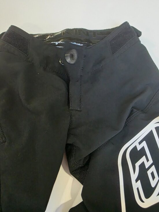 Troy Lee Designs Sprint Kids Riding Pants Black Youth 18 - Picture 6 of 7